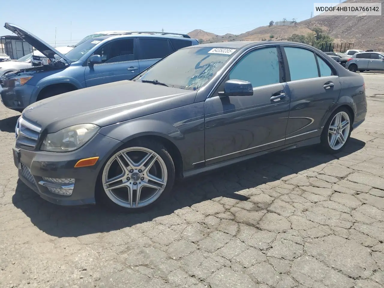 2013 Mercedes-Benz C 250 VIN: WDDGF4HB1DA766142 Lot: 64350285