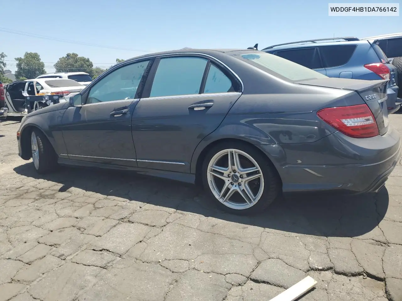 2013 Mercedes-Benz C 250 VIN: WDDGF4HB1DA766142 Lot: 64350285
