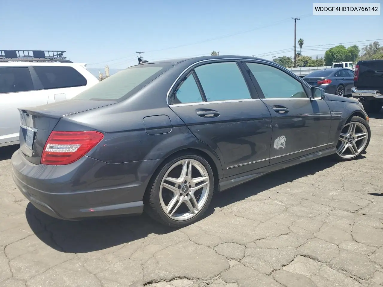 2013 Mercedes-Benz C 250 VIN: WDDGF4HB1DA766142 Lot: 64350285