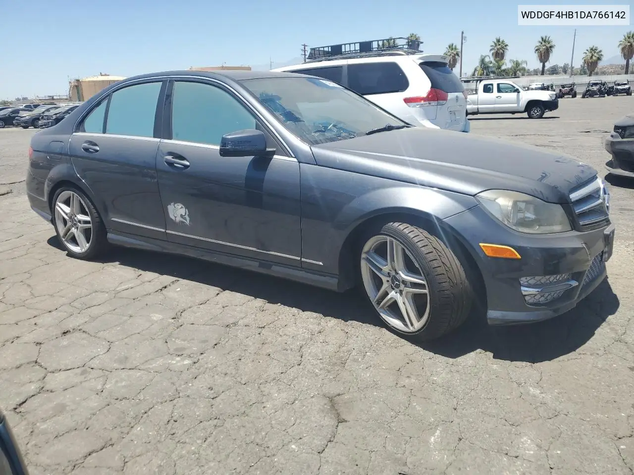 2013 Mercedes-Benz C 250 VIN: WDDGF4HB1DA766142 Lot: 64350285