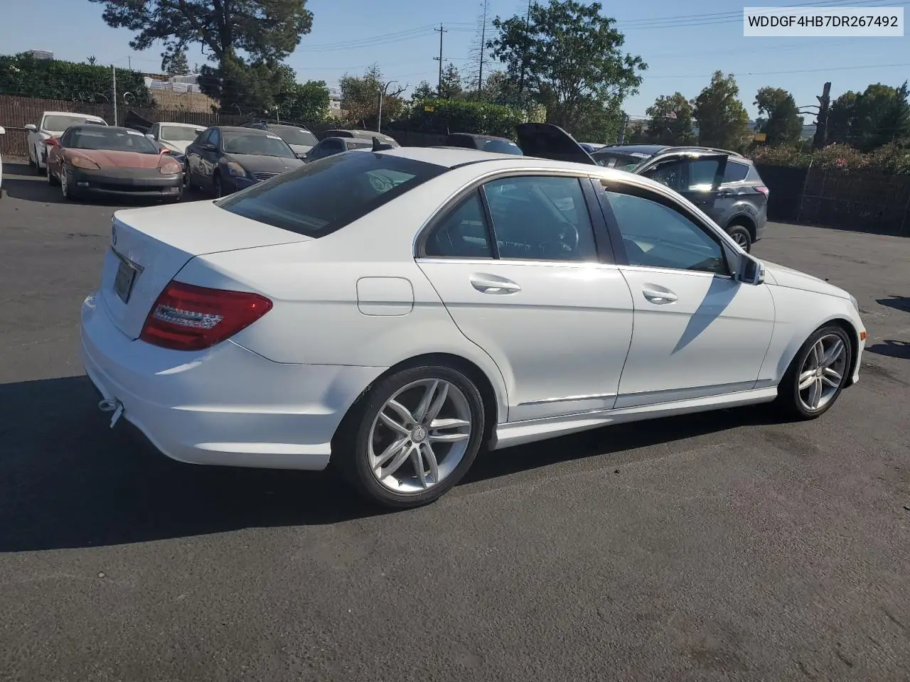 2013 Mercedes-Benz C 250 VIN: WDDGF4HB7DR267492 Lot: 64426115