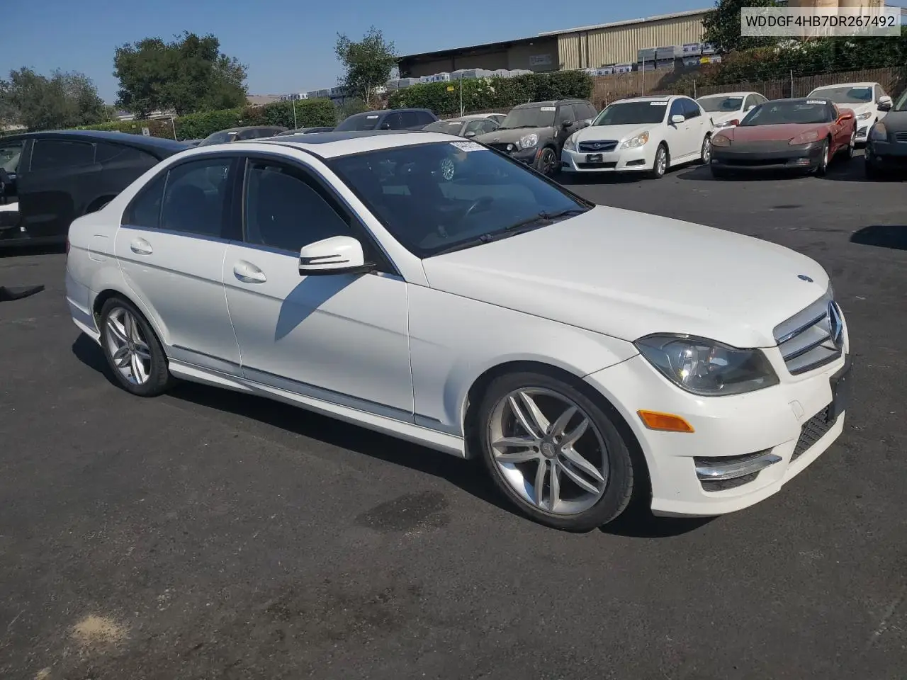 2013 Mercedes-Benz C 250 VIN: WDDGF4HB7DR267492 Lot: 64426115