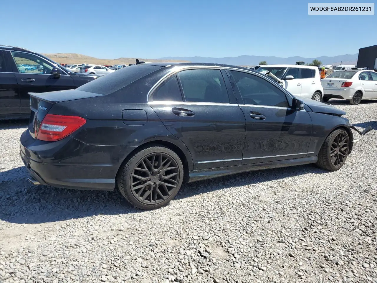 2013 Mercedes-Benz C 300 4Matic VIN: WDDGF8AB2DR261231 Lot: 64498725