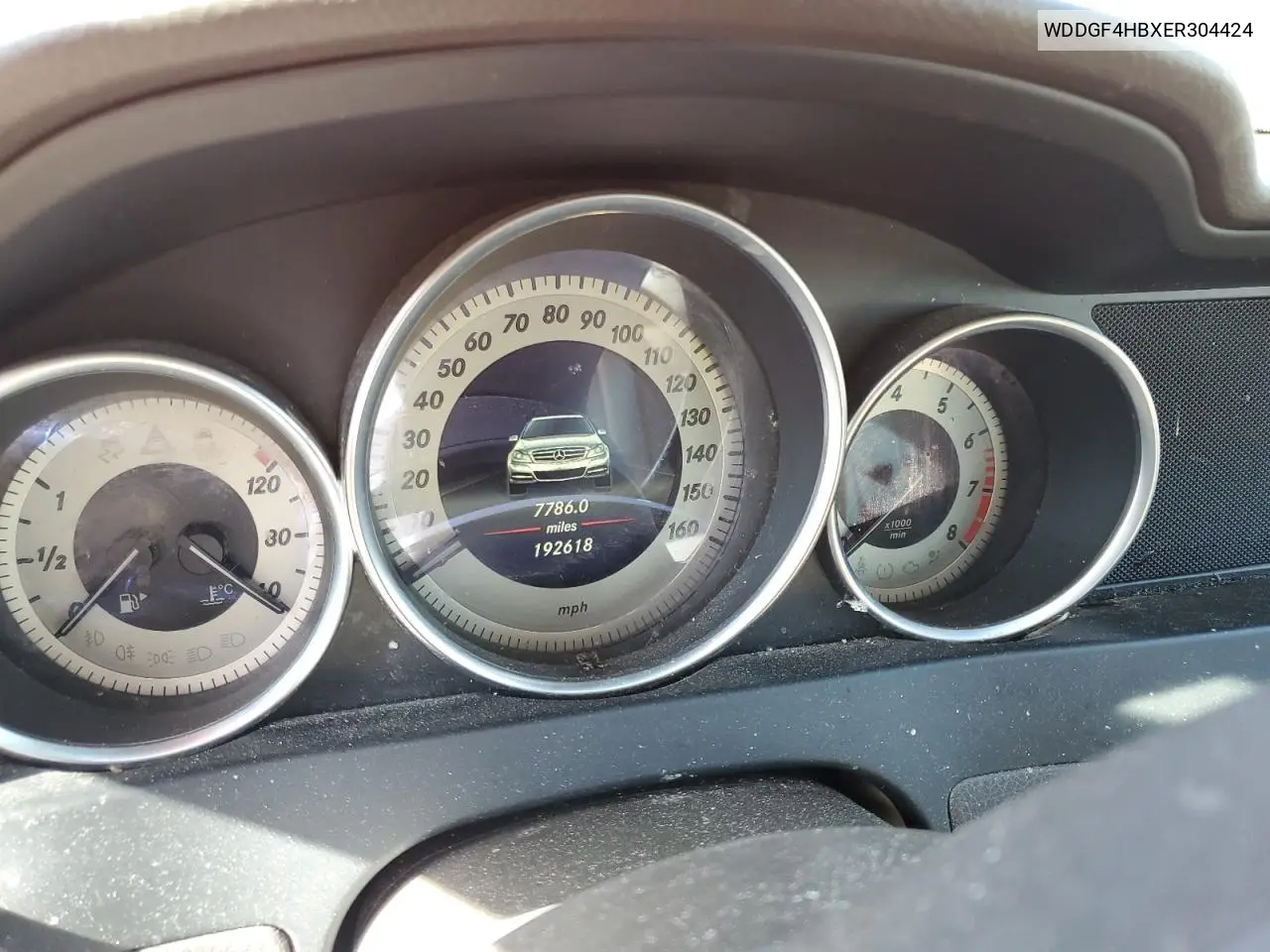 2014 Mercedes-Benz C 250 VIN: WDDGF4HBXER304424 Lot: 55074935