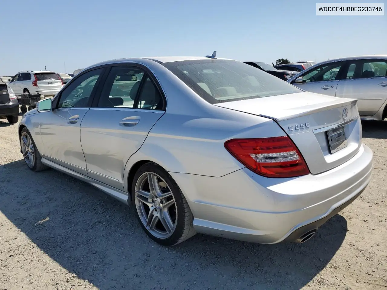 2014 Mercedes-Benz C 250 VIN: WDDGF4HB0EG233746 Lot: 62894155