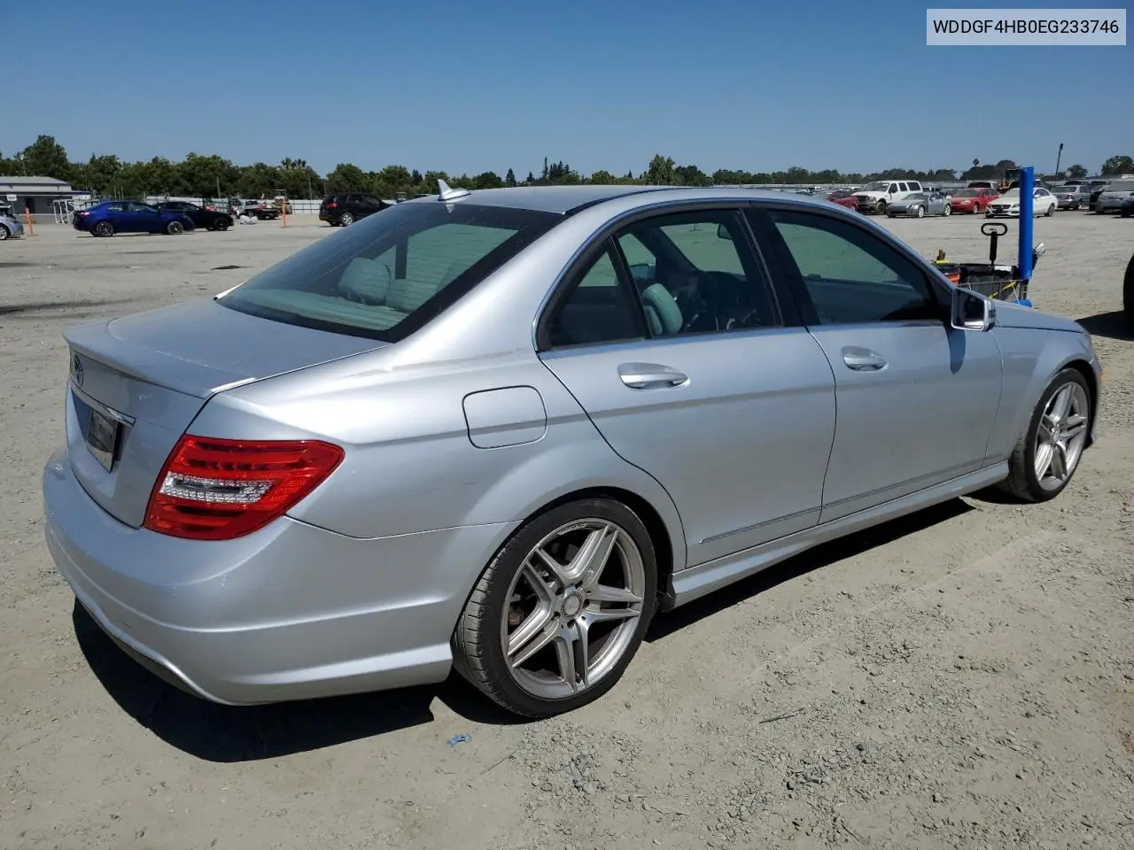 2014 Mercedes-Benz C 250 VIN: WDDGF4HB0EG233746 Lot: 62894155