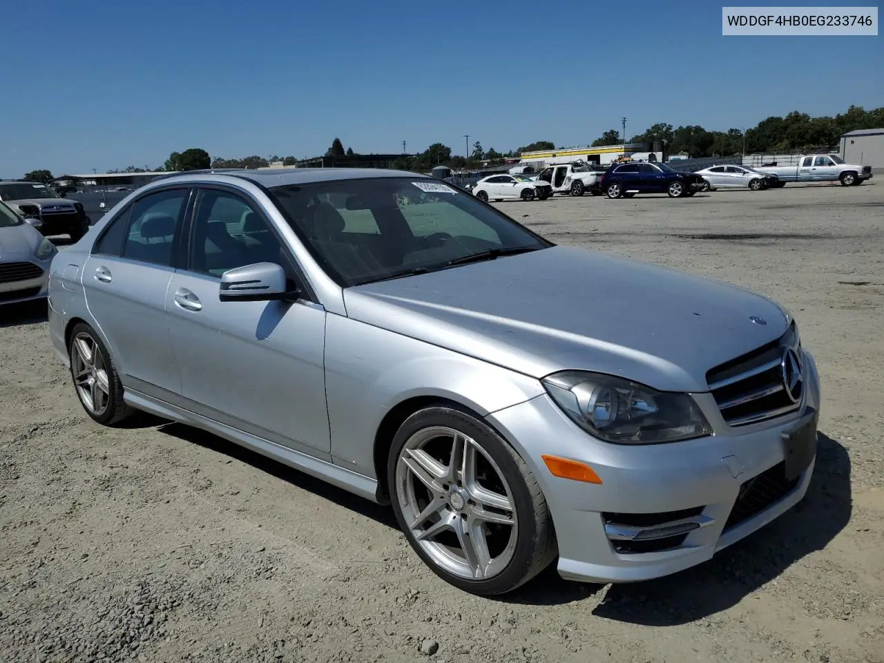 2014 Mercedes-Benz C 250 VIN: WDDGF4HB0EG233746 Lot: 62894155