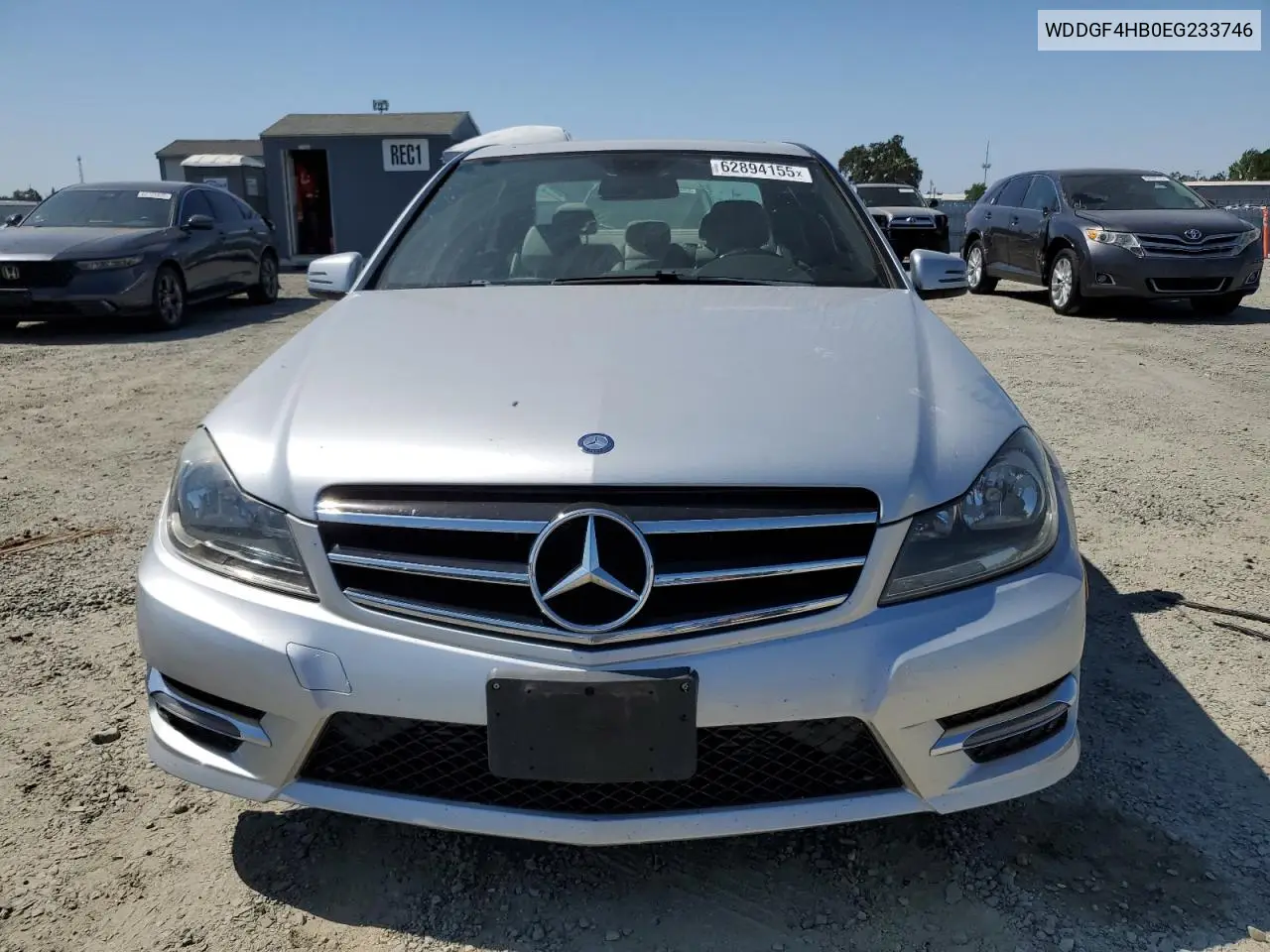 2014 Mercedes-Benz C 250 VIN: WDDGF4HB0EG233746 Lot: 62894155
