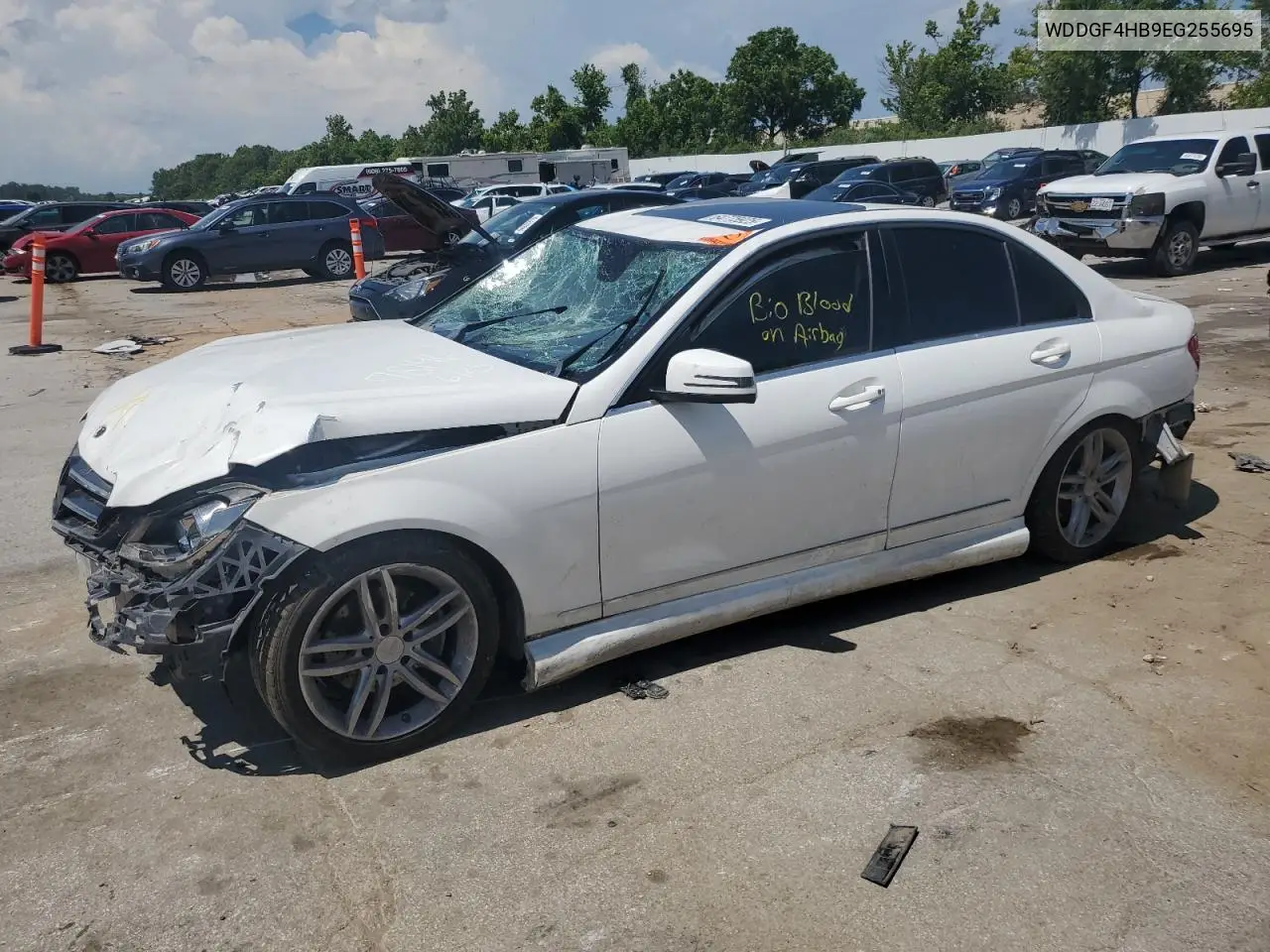 2014 Mercedes-Benz C 250 VIN: WDDGF4HB9EG255695 Lot: 64775925