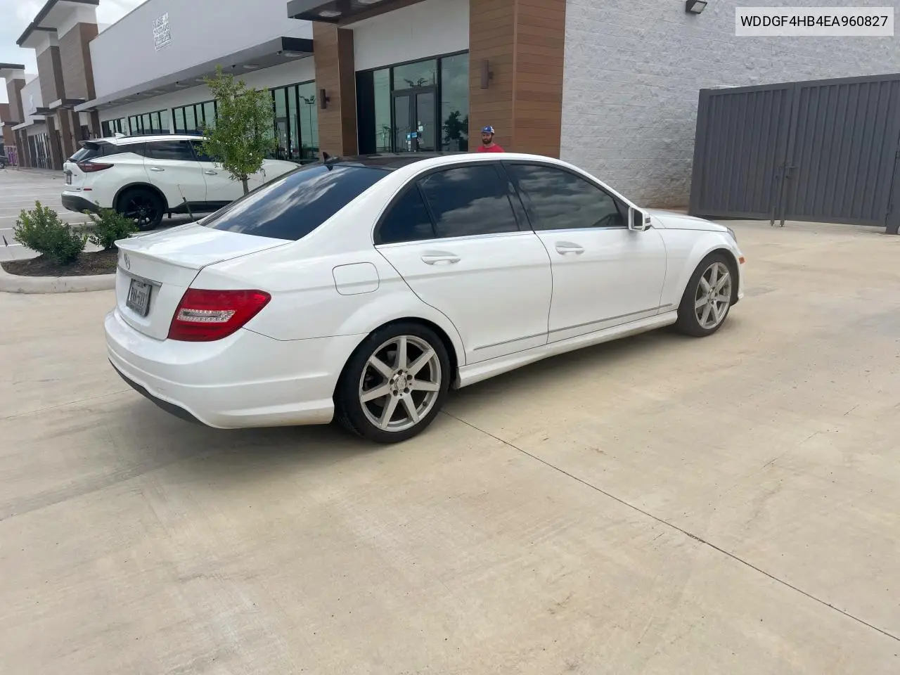 2014 Mercedes-Benz C 250 VIN: WDDGF4HB4EA960827 Lot: 65415035