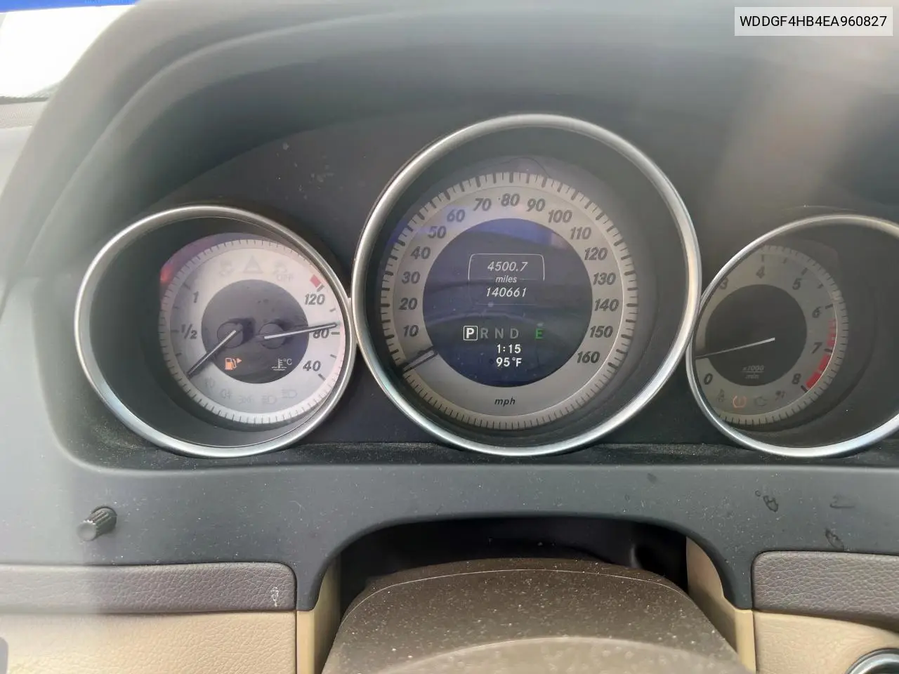 2014 Mercedes-Benz C 250 VIN: WDDGF4HB4EA960827 Lot: 65415035
