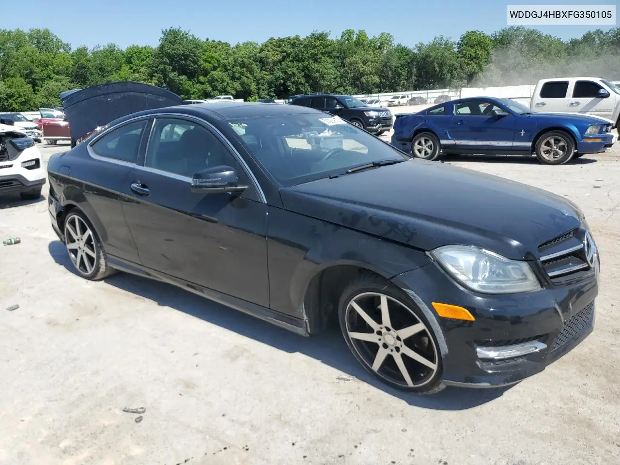 2015 Mercedes-Benz C 250 VIN: WDDGJ4HBXFG350105 Lot: 56235905