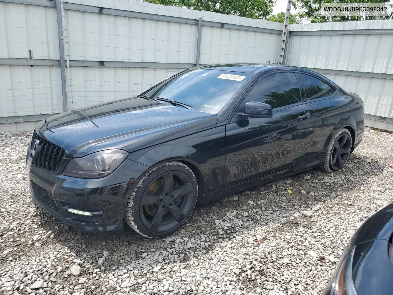2015 Mercedes-Benz C 350 4Matic VIN: WDDGJ8JB9FG398342 Lot: 56608885