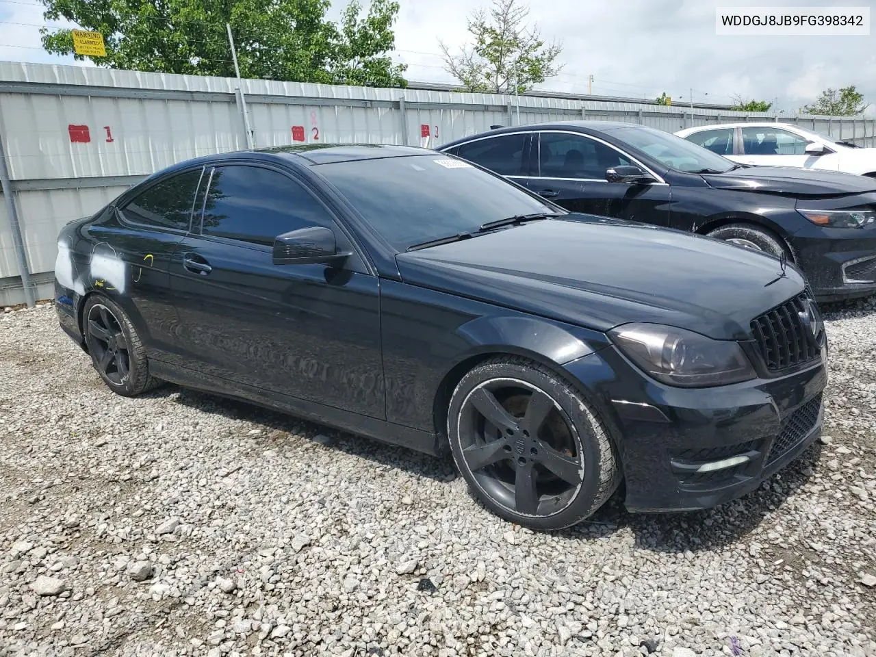 2015 Mercedes-Benz C 350 4Matic VIN: WDDGJ8JB9FG398342 Lot: 56608885