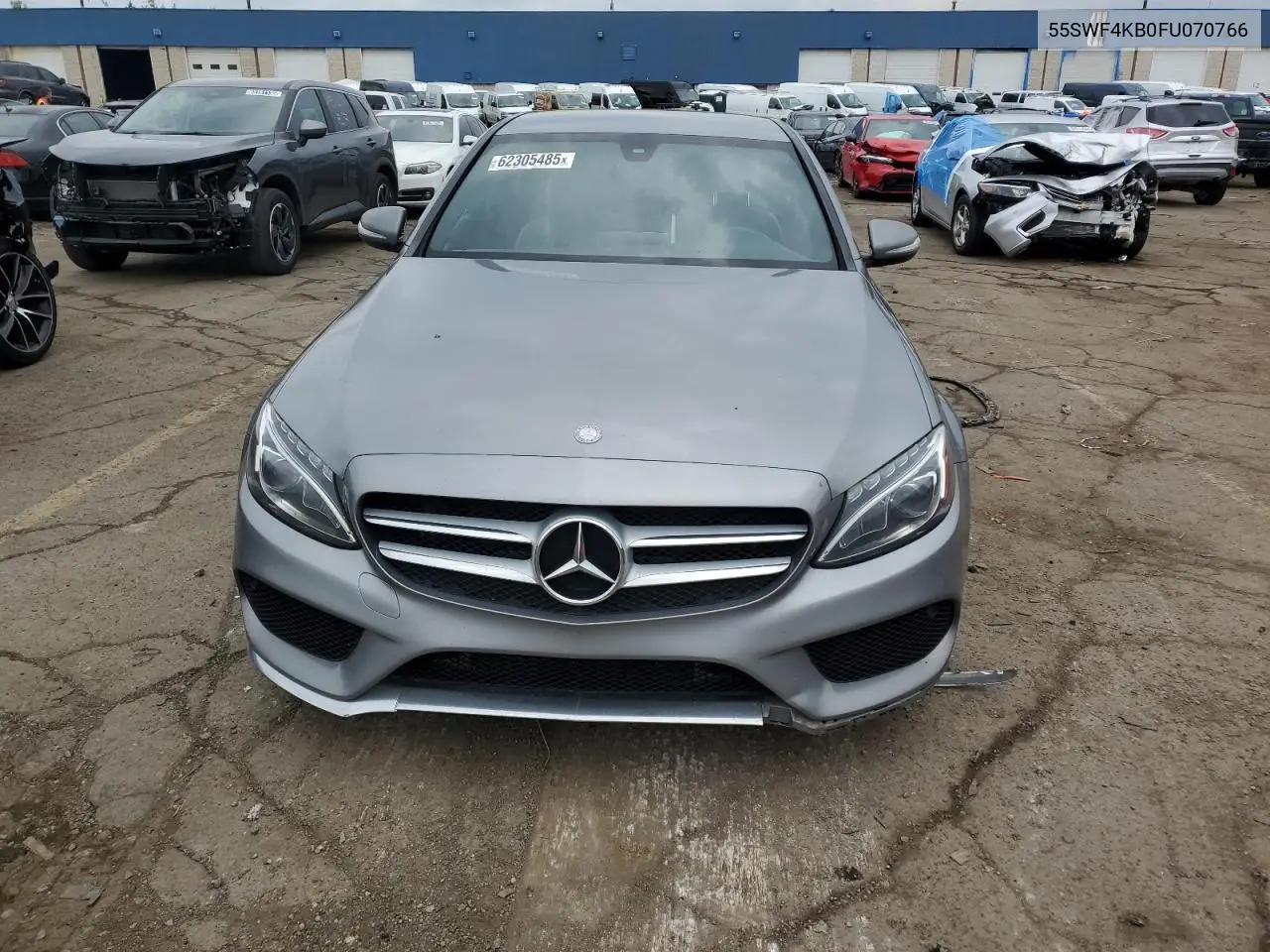 2015 Mercedes-Benz C 300 4Matic VIN: 55SWF4KB0FU070766 Lot: 62305485