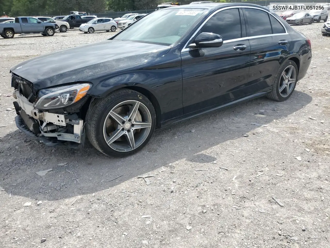 2015 Mercedes-Benz C 300 VIN: 55SWF4JB1FU051256 Lot: 62577535