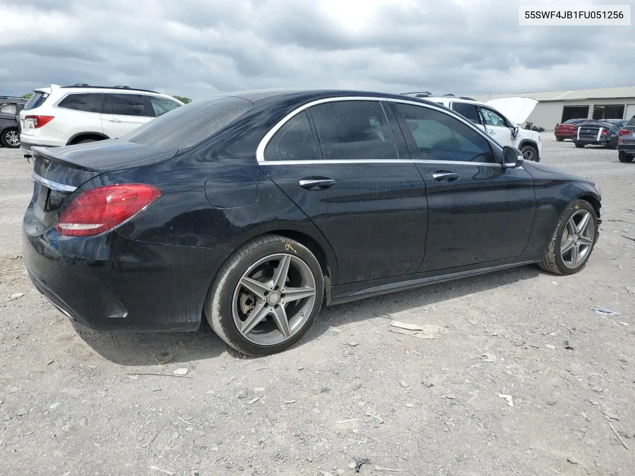 2015 Mercedes-Benz C 300 VIN: 55SWF4JB1FU051256 Lot: 62577535
