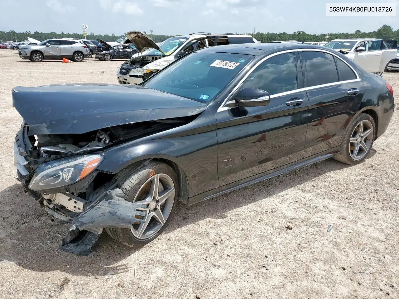55swf4kb0fu013726 55SWF4KB0FU013726 2015 Mercedes-Benz C 300 4Matic