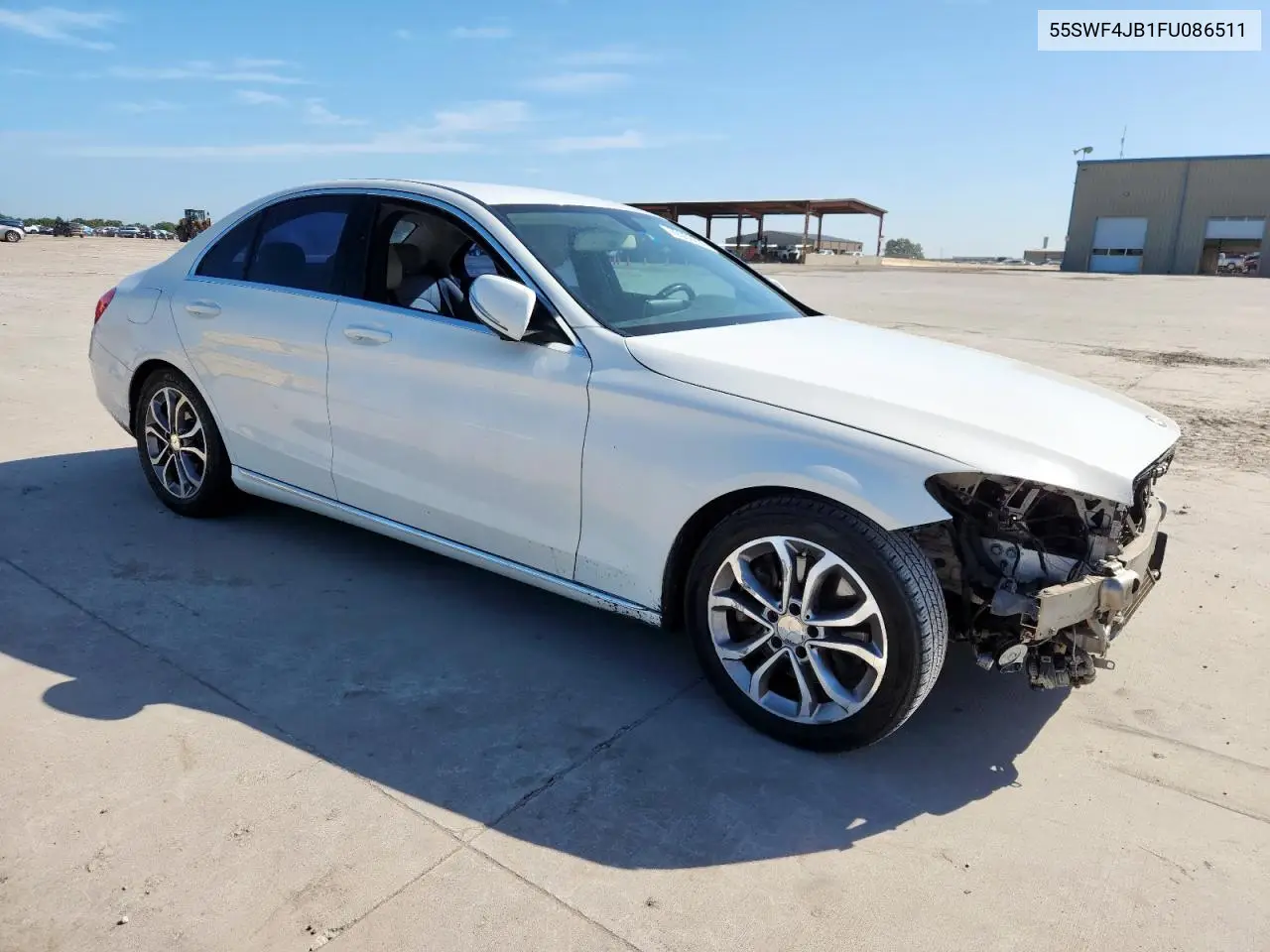 2015 Mercedes-Benz C 300 VIN: 55SWF4JB1FU086511 Lot: 62959235