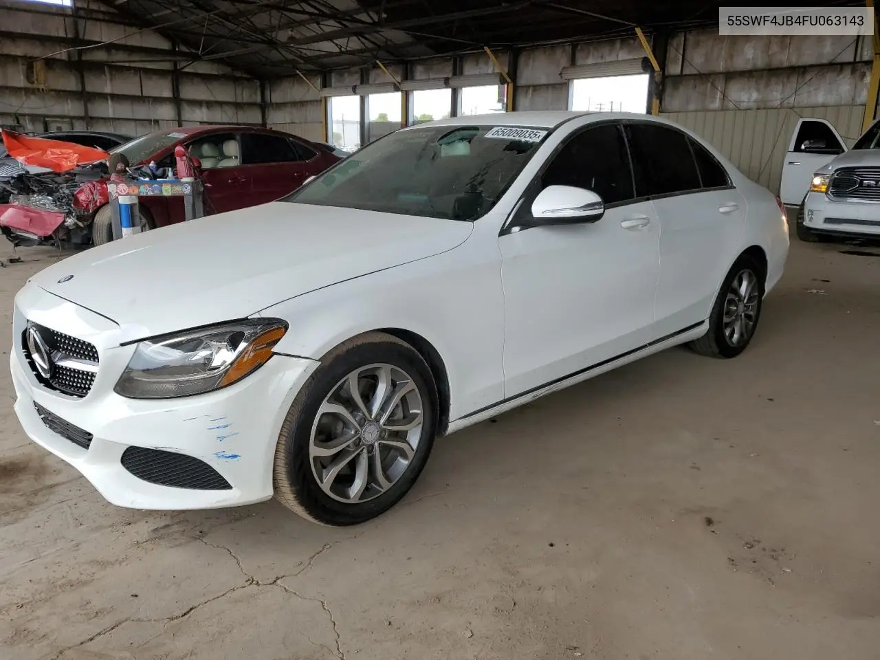 2015 Mercedes-Benz C 300 VIN: 55SWF4JB4FU063143 Lot: 65009035