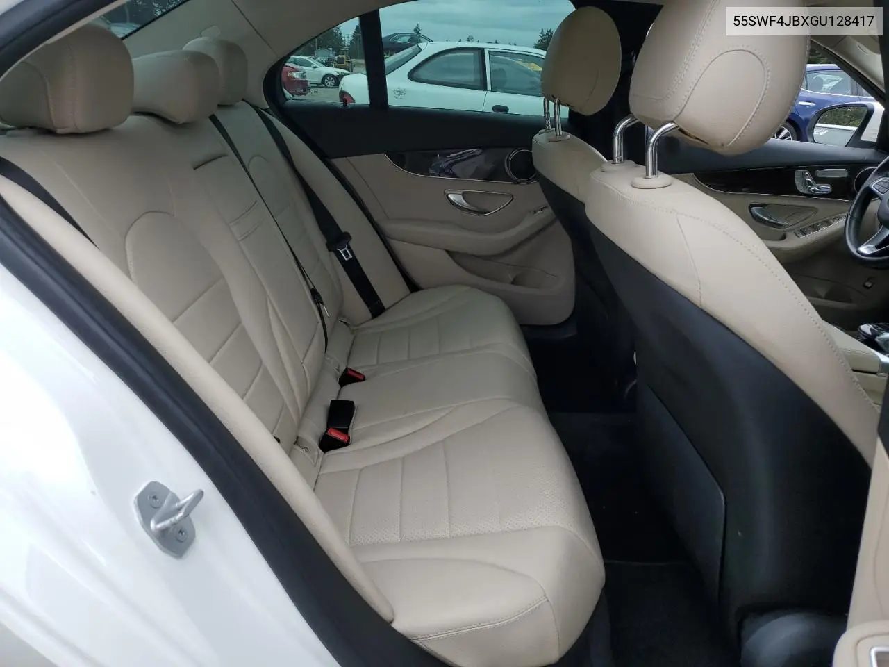 2016 Mercedes-Benz C 300 VIN: 55SWF4JBXGU128417 Lot: 56740845