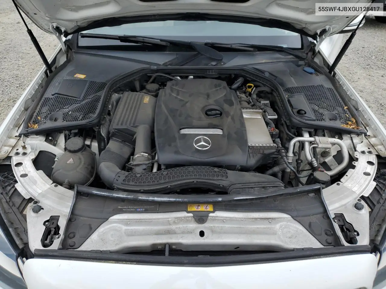 2016 Mercedes-Benz C 300 VIN: 55SWF4JBXGU128417 Lot: 56740845
