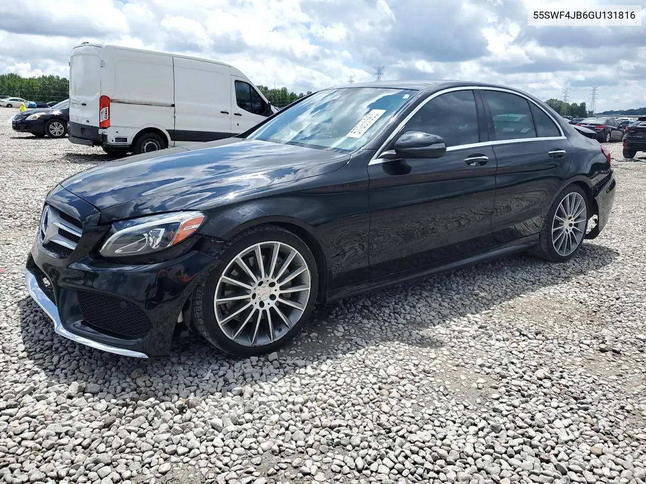 2016 Mercedes-Benz C 300 VIN: 55SWF4JB6GU131816 Lot: 57055565