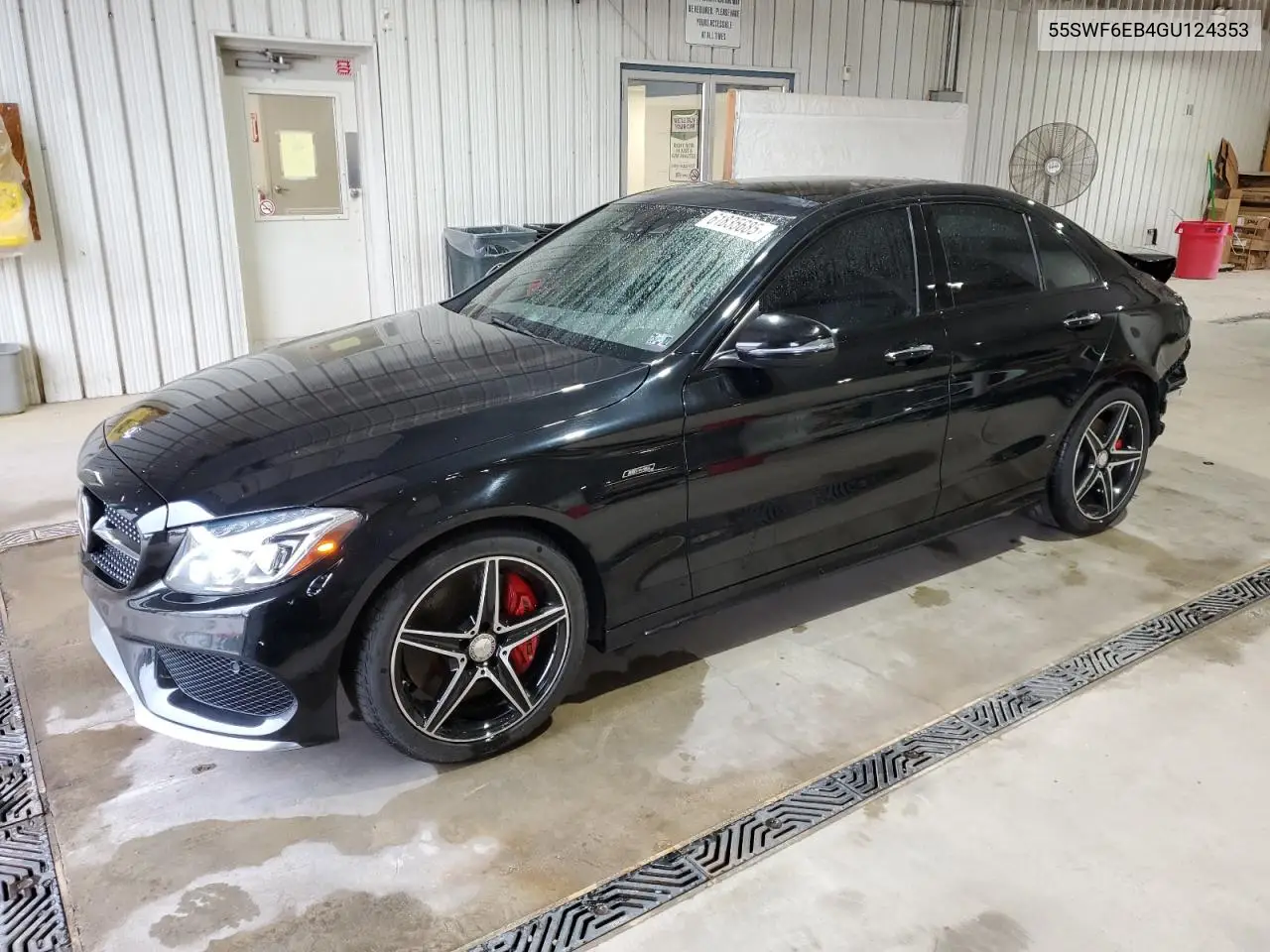 2016 Mercedes-Benz C 450 4Matic Amg VIN: 55SWF6EB4GU124353 Lot: 61835685