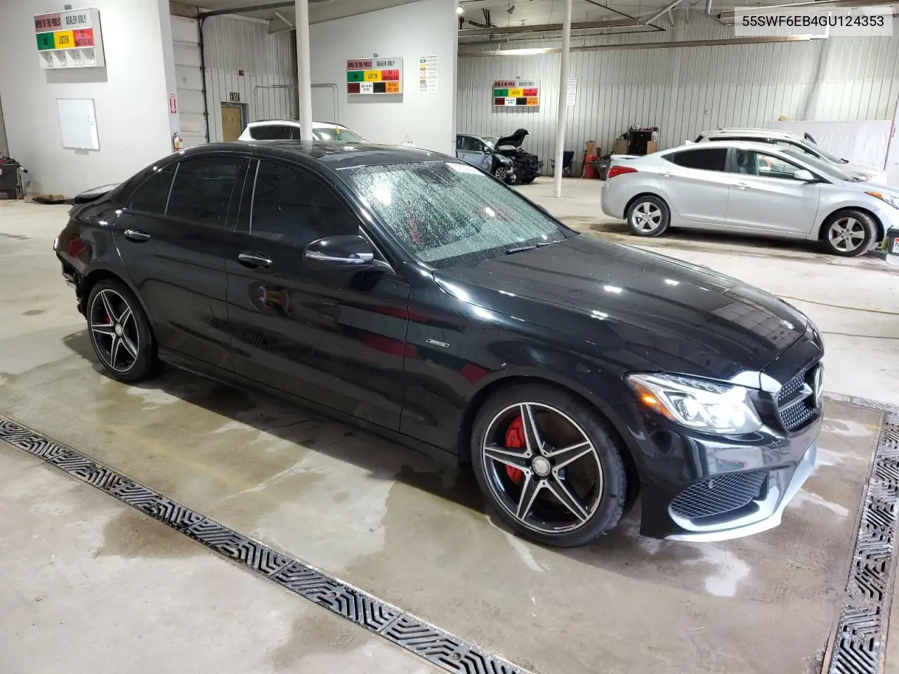 2016 Mercedes-Benz C 450 4Matic Amg VIN: 55SWF6EB4GU124353 Lot: 61835685