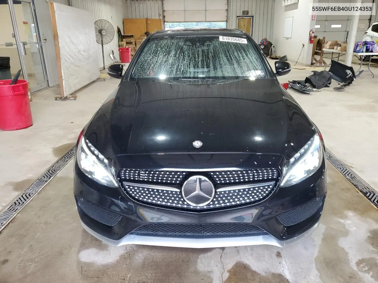 2016 Mercedes-Benz C 450 4Matic Amg VIN: 55SWF6EB4GU124353 Lot: 61835685