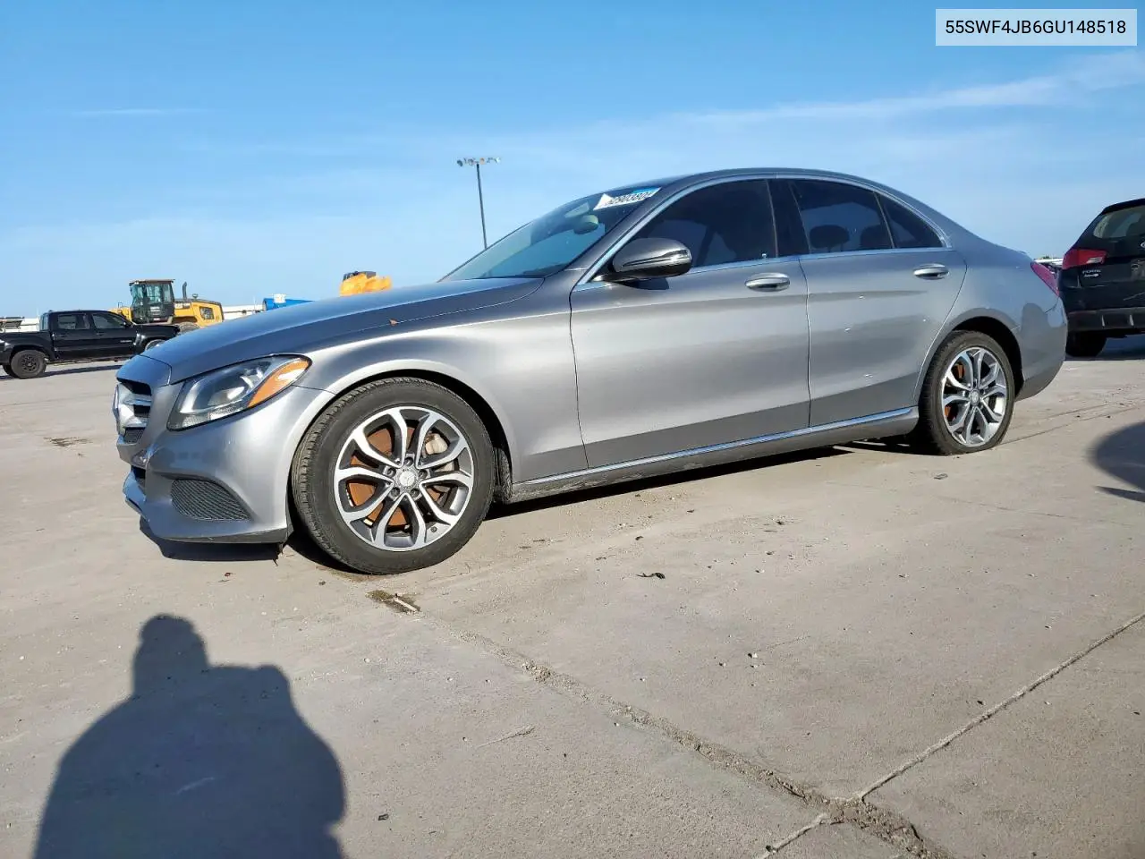 2016 Mercedes-Benz C 300 VIN: 55SWF4JB6GU148518 Lot: 62903805
