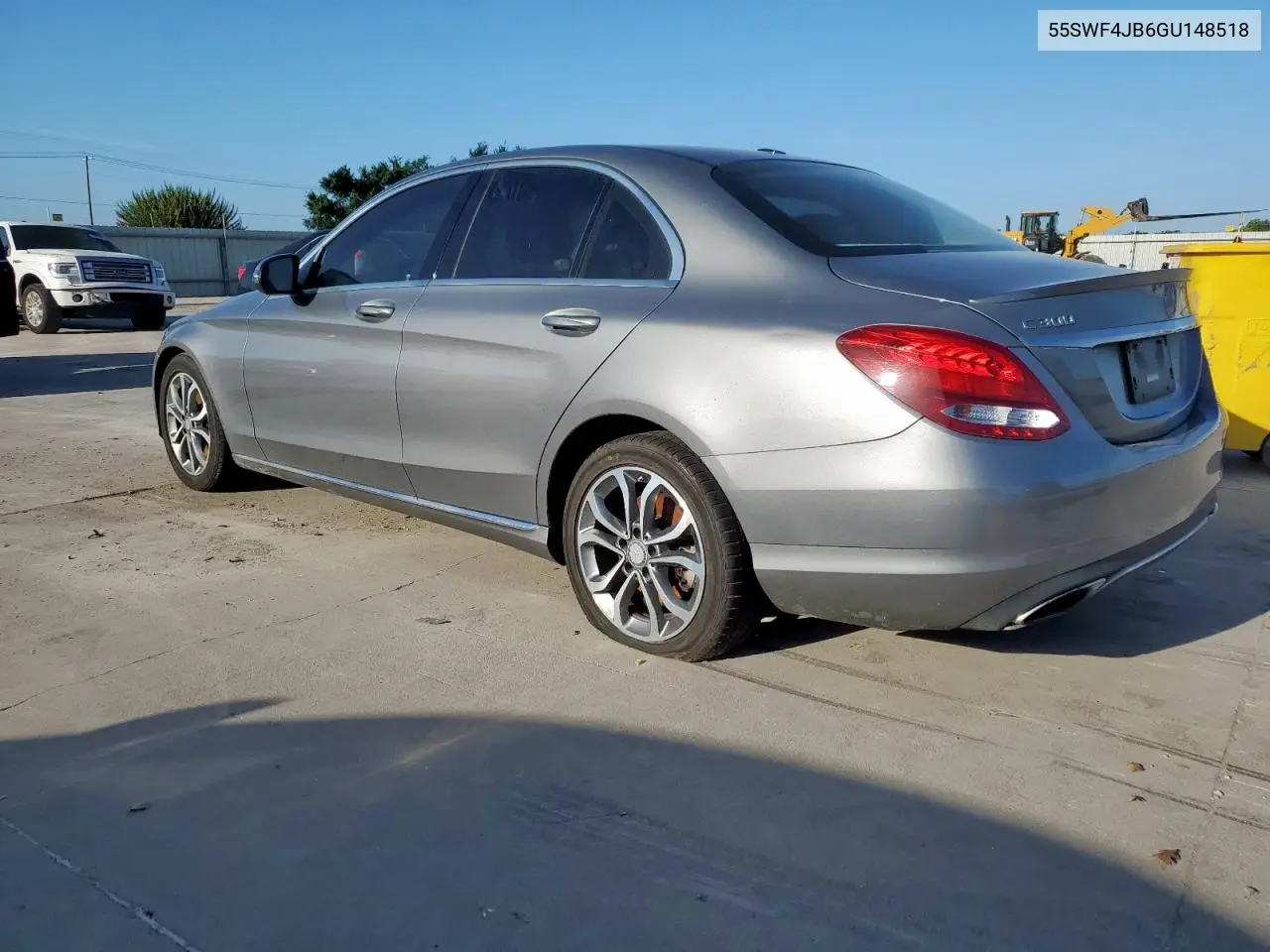 2016 Mercedes-Benz C 300 VIN: 55SWF4JB6GU148518 Lot: 62903805