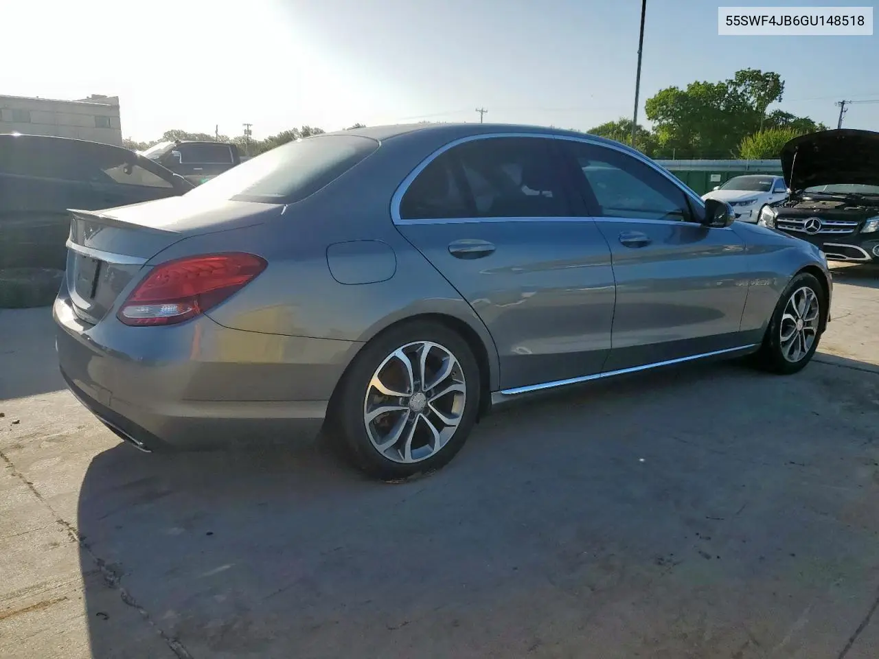 2016 Mercedes-Benz C 300 VIN: 55SWF4JB6GU148518 Lot: 62903805