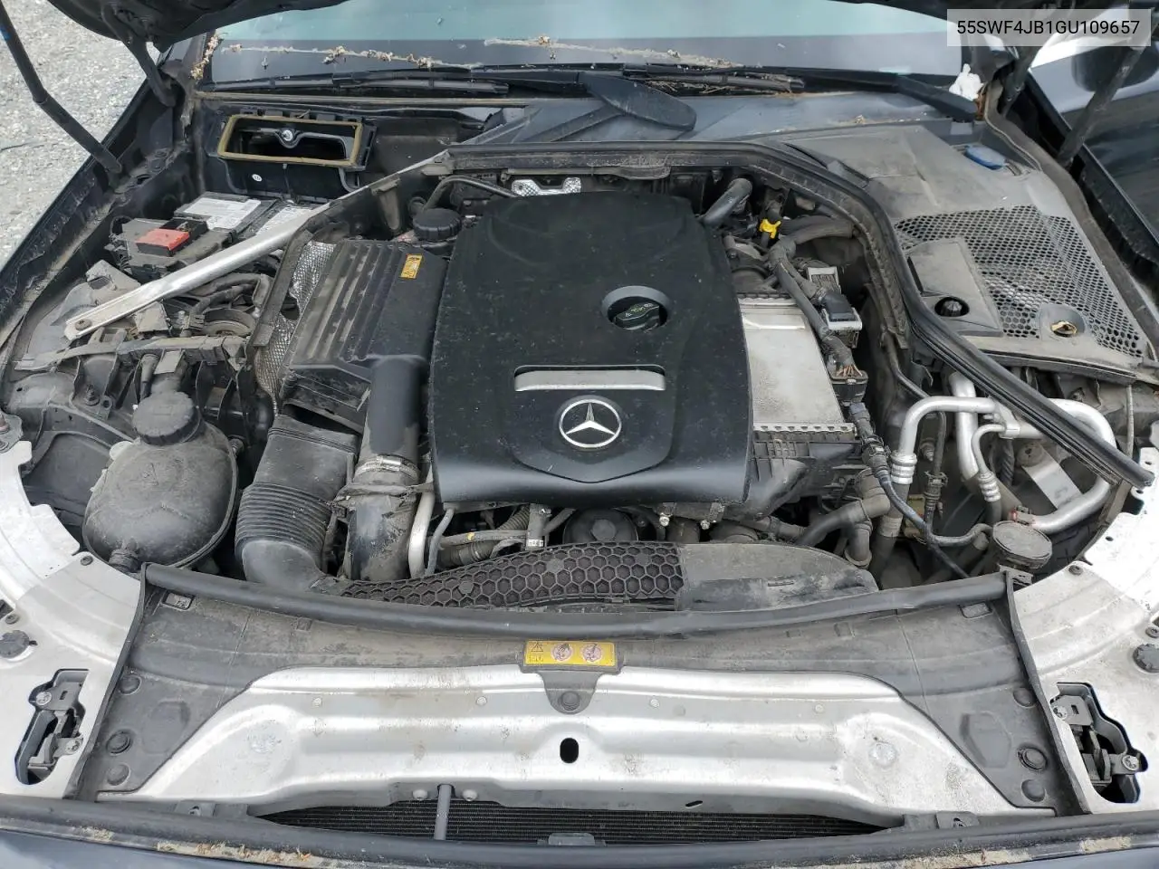 2016 Mercedes-Benz C 300 VIN: 55SWF4JB1GU109657 Lot: 62938525