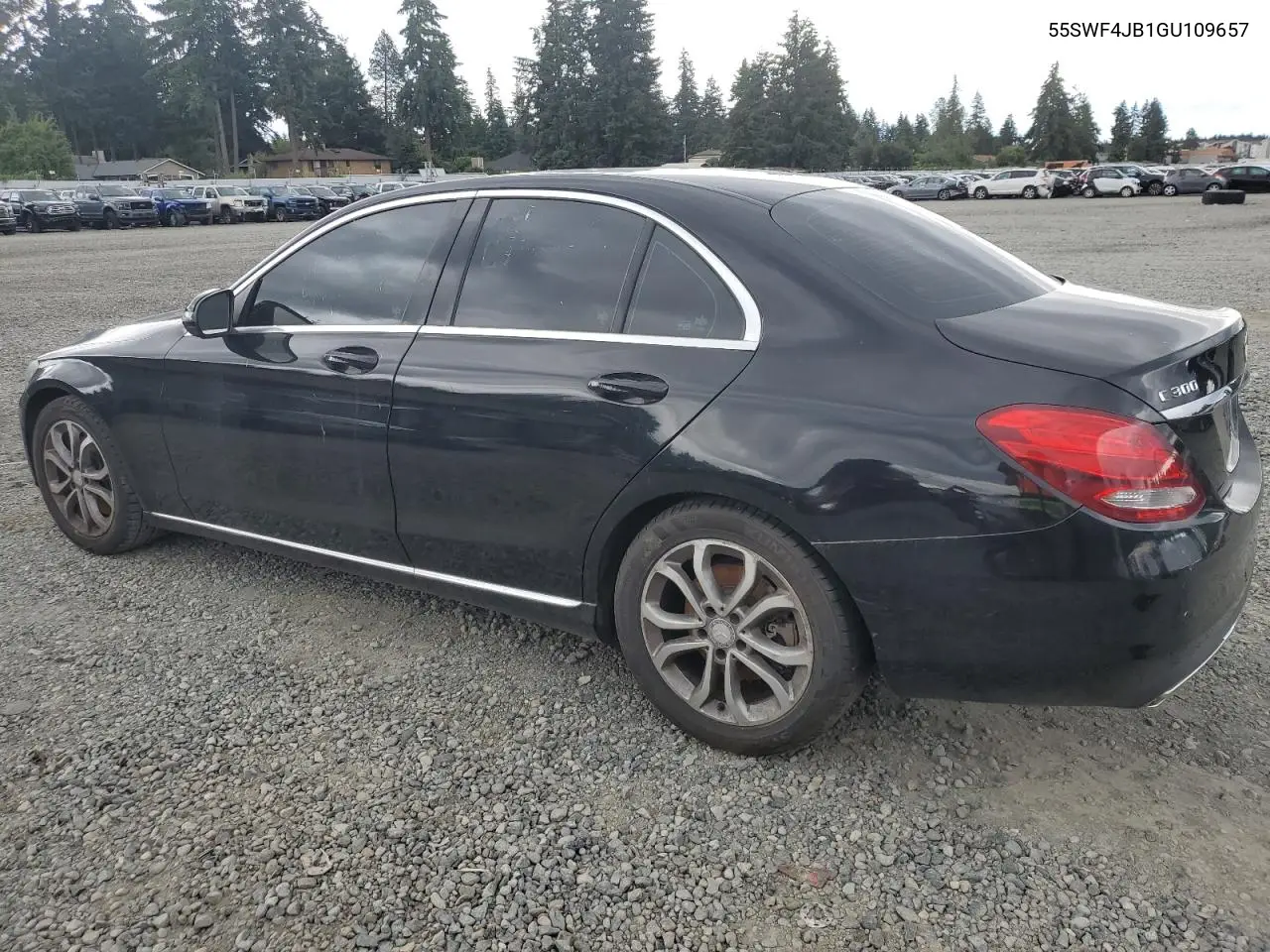 2016 Mercedes-Benz C 300 VIN: 55SWF4JB1GU109657 Lot: 62938525
