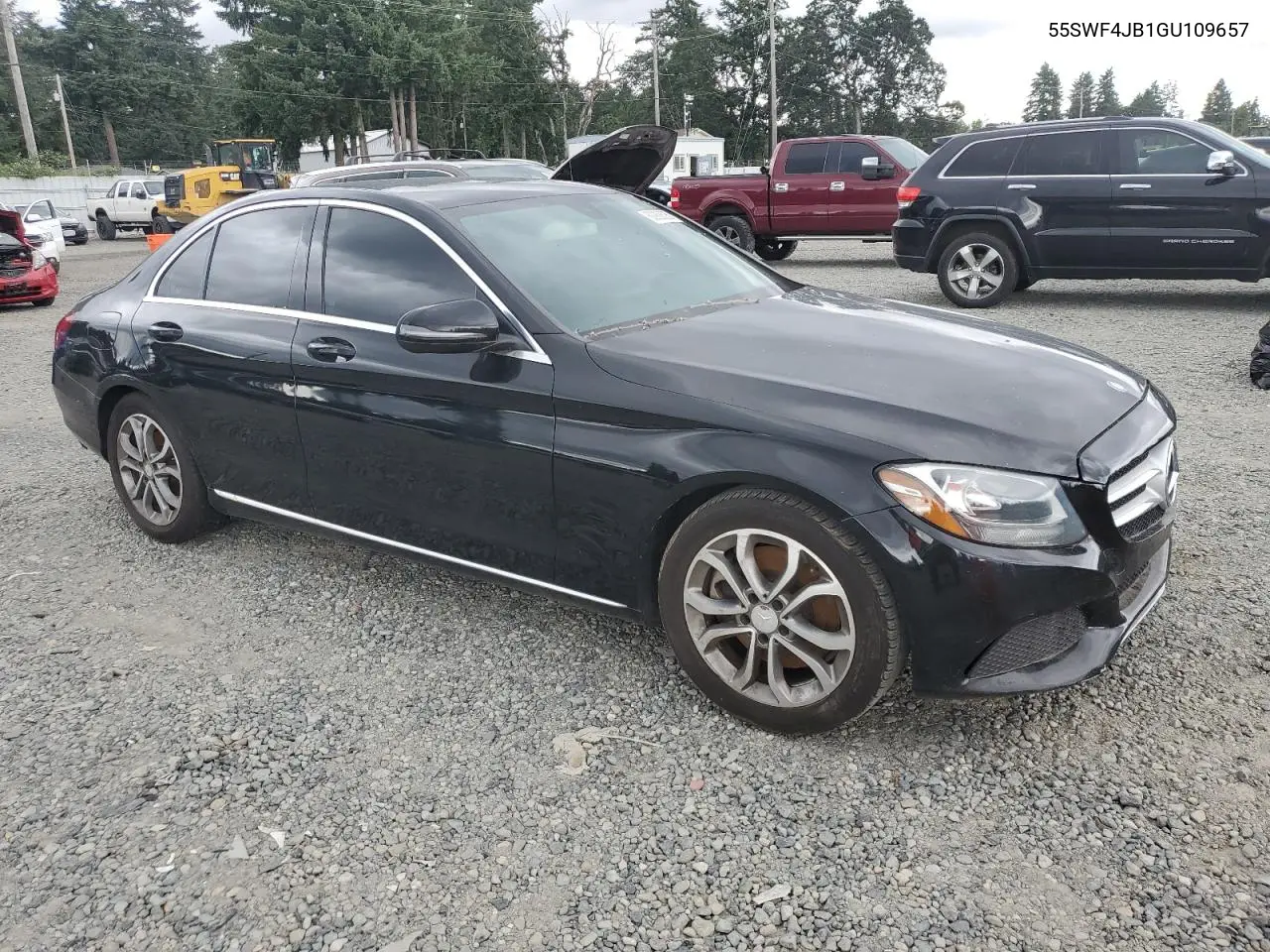 2016 Mercedes-Benz C 300 VIN: 55SWF4JB1GU109657 Lot: 62938525