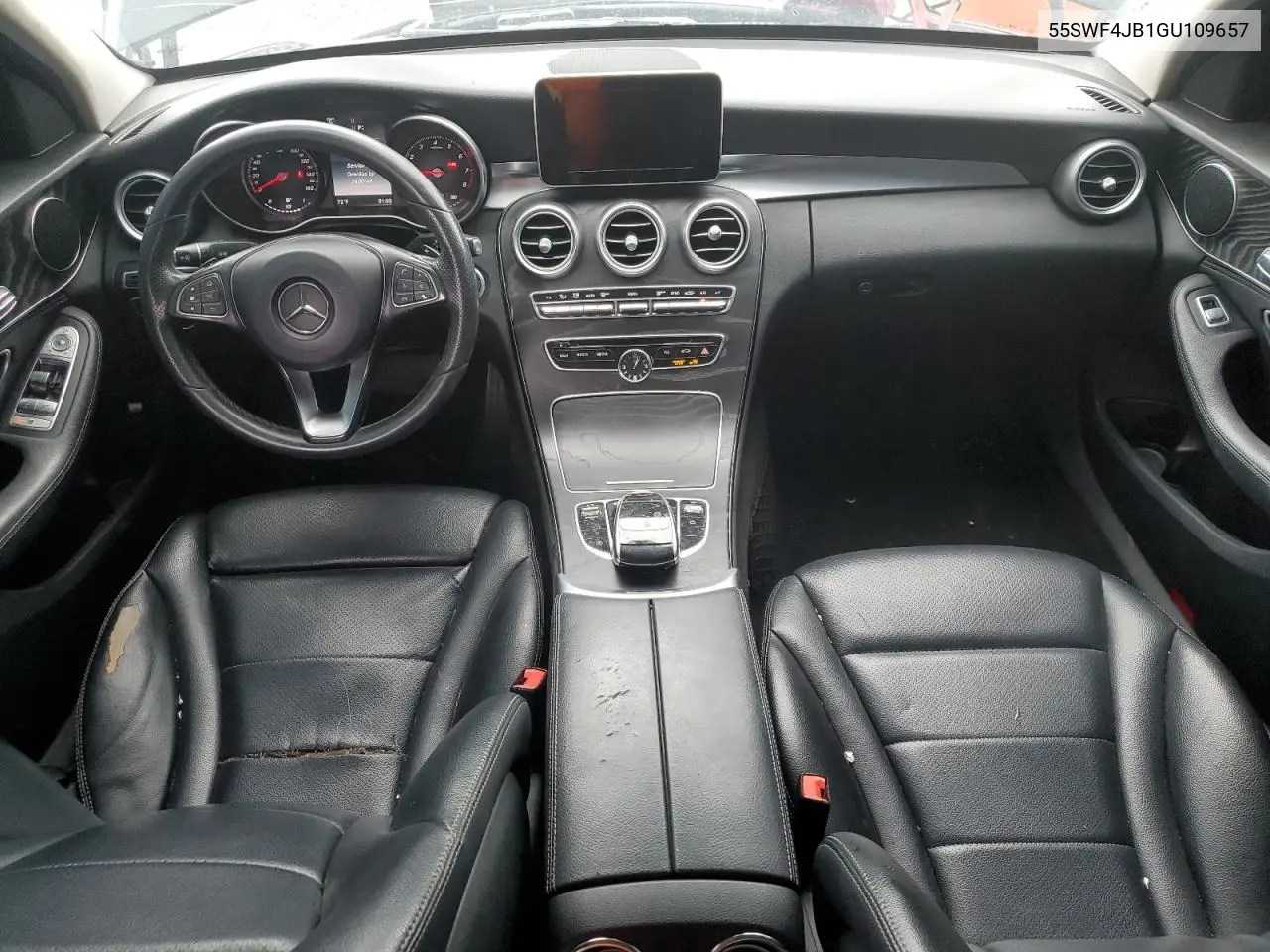 2016 Mercedes-Benz C 300 VIN: 55SWF4JB1GU109657 Lot: 62938525