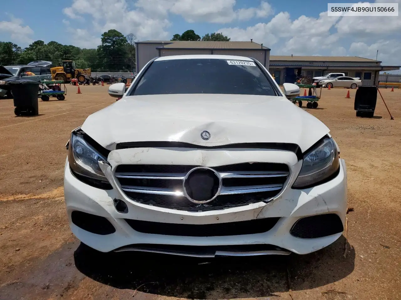 2016 Mercedes-Benz C 300 VIN: 55SWF4JB9GU150666 Lot: 63120235