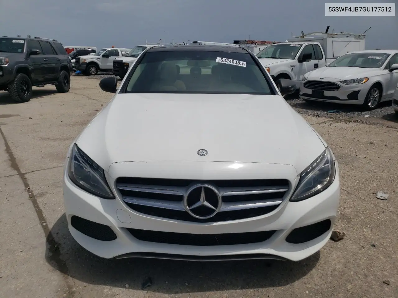 2016 Mercedes-Benz C 300 VIN: 55SWF4JB7GU177512 Lot: 63240385