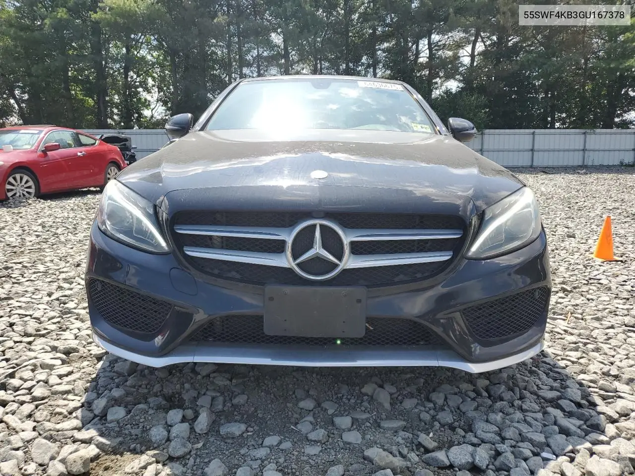 2016 Mercedes-Benz C 300 4Matic VIN: 55SWF4KB3GU167378 Lot: 64636675