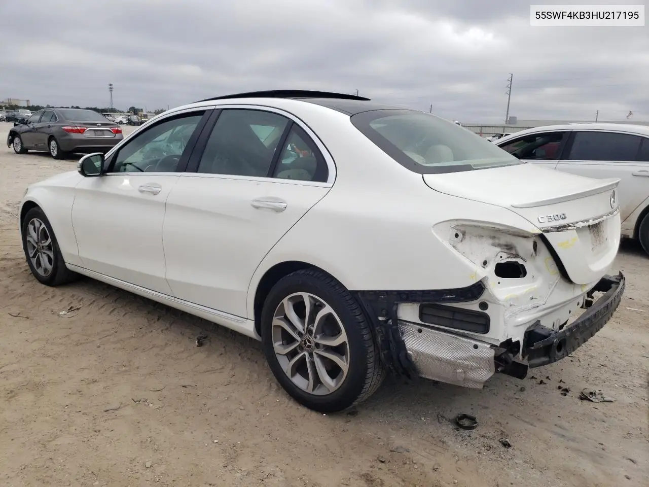 2017 Mercedes-Benz C 300 4Matic VIN: 55SWF4KB3HU217195 Lot: 43462405