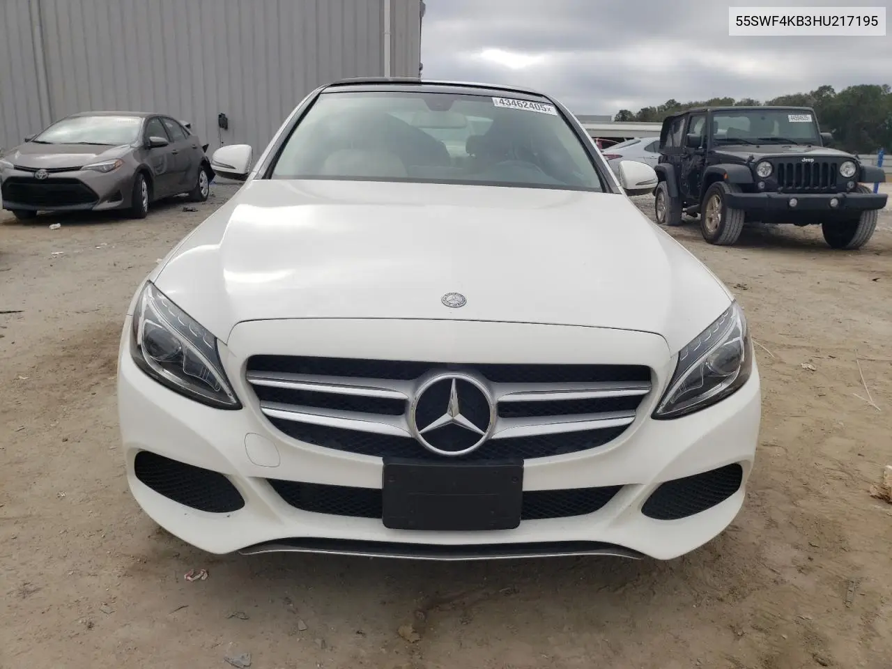2017 Mercedes-Benz C 300 4Matic VIN: 55SWF4KB3HU217195 Lot: 43462405