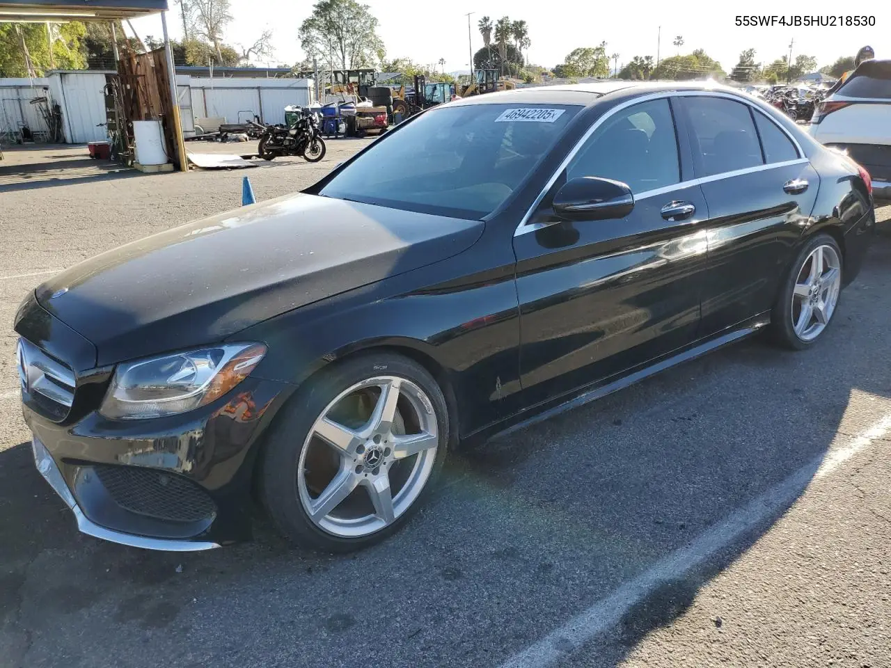 2017 Mercedes-Benz C 300 VIN: 55SWF4JB5HU218530 Lot: 46942205