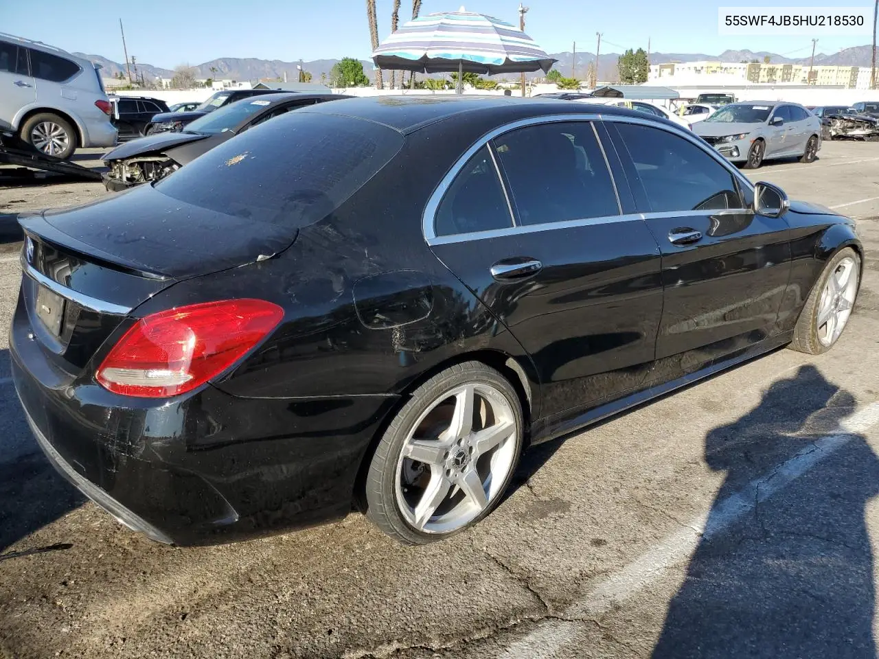 2017 Mercedes-Benz C 300 VIN: 55SWF4JB5HU218530 Lot: 46942205