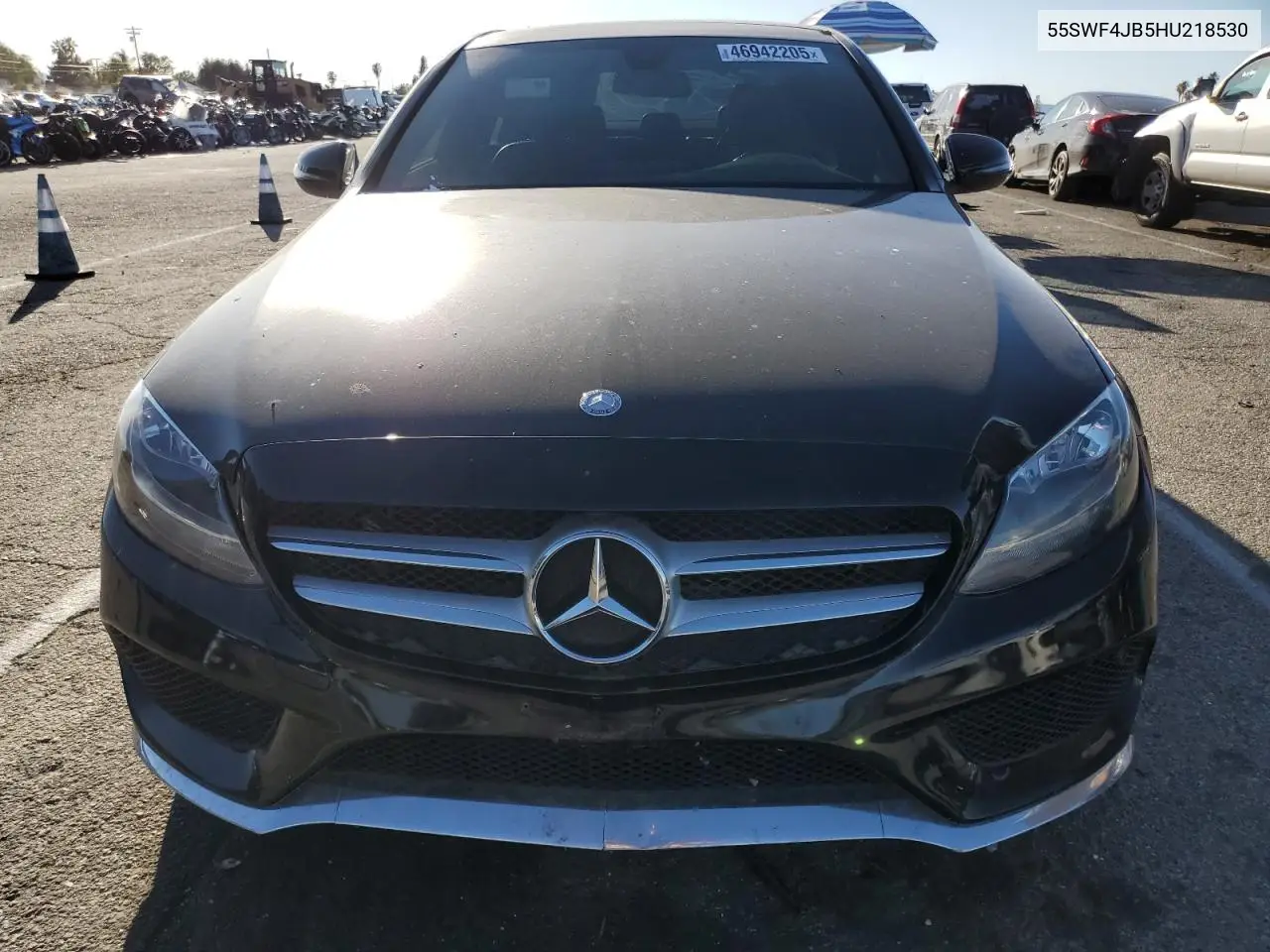 2017 Mercedes-Benz C 300 VIN: 55SWF4JB5HU218530 Lot: 46942205