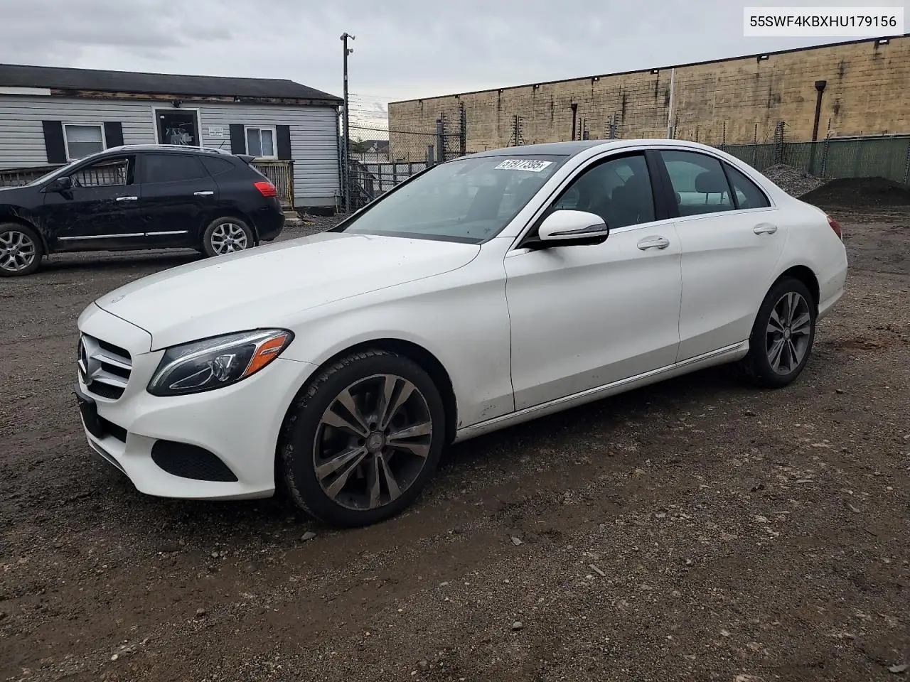 2017 Mercedes-Benz C 300 4Matic VIN: 55SWF4KBXHU179156 Lot: 51977395
