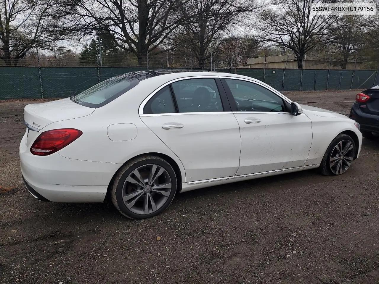 2017 Mercedes-Benz C 300 4Matic VIN: 55SWF4KBXHU179156 Lot: 51977395