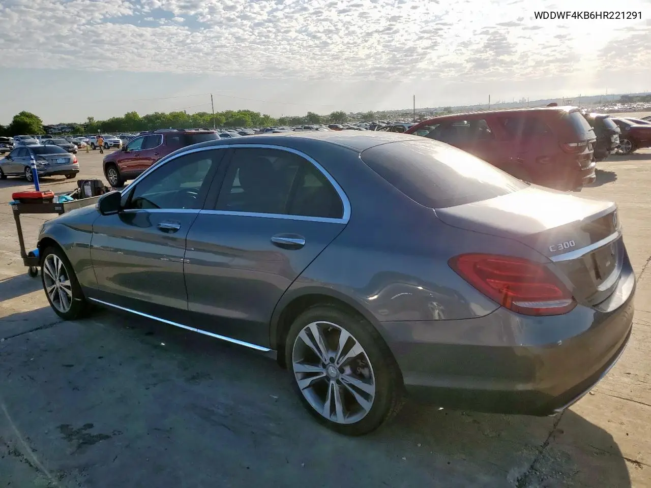 2017 Mercedes-Benz C 300 4Matic VIN: WDDWF4KB6HR221291 Lot: 54623745