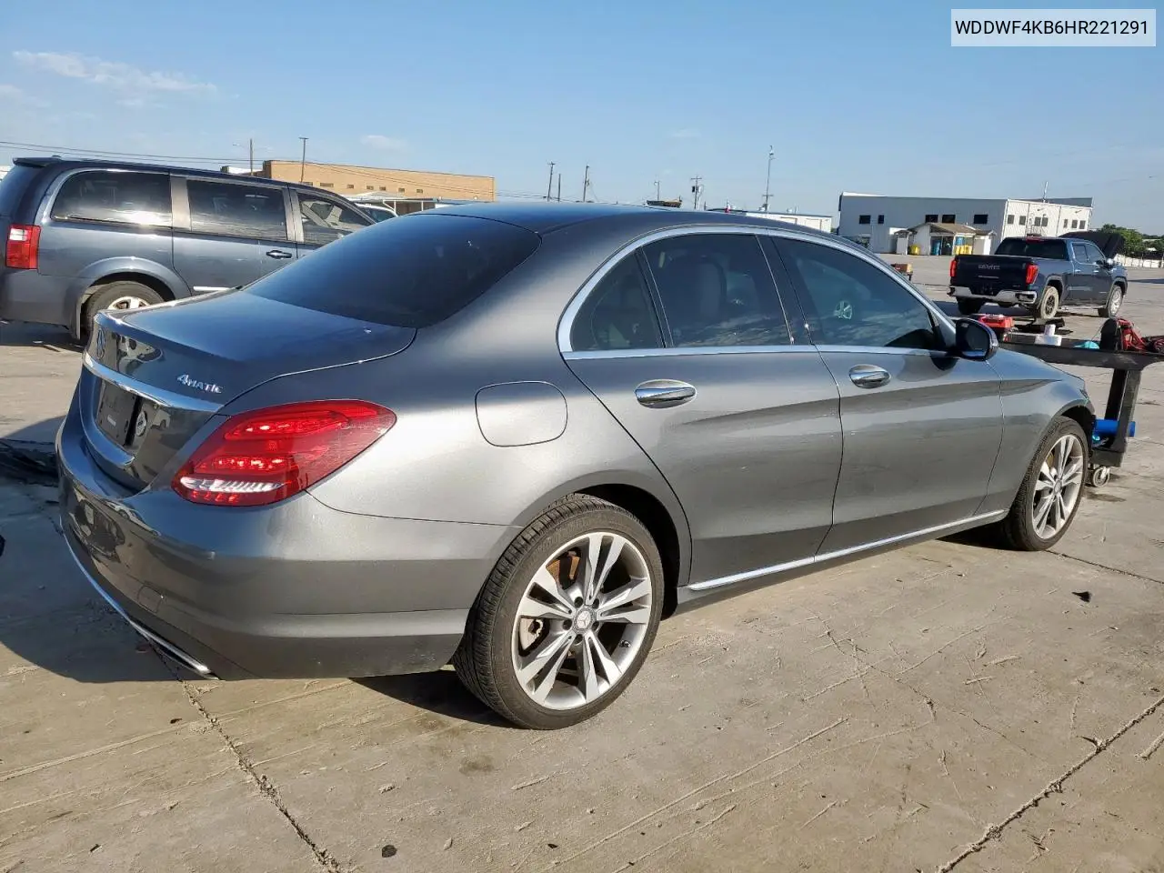 2017 Mercedes-Benz C 300 4Matic VIN: WDDWF4KB6HR221291 Lot: 54623745