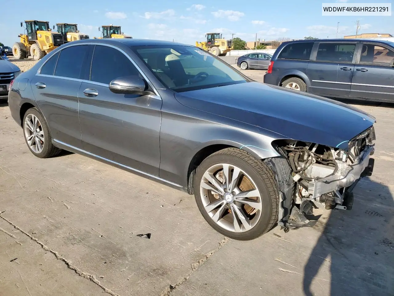2017 Mercedes-Benz C 300 4Matic VIN: WDDWF4KB6HR221291 Lot: 54623745